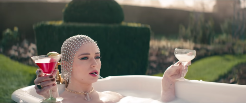 Jonas Brothers music video sophie turner bathtub