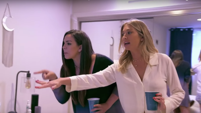 Stassi and Katie fighting with Carter March 4 episode of Vanderpump Rules