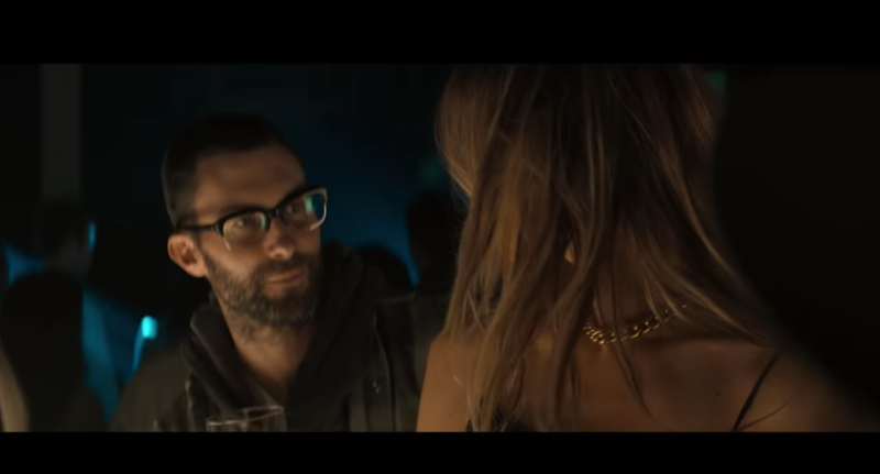 adam levine with behati in a music video
