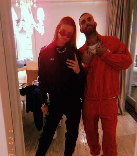 behati and adam levine on instagram