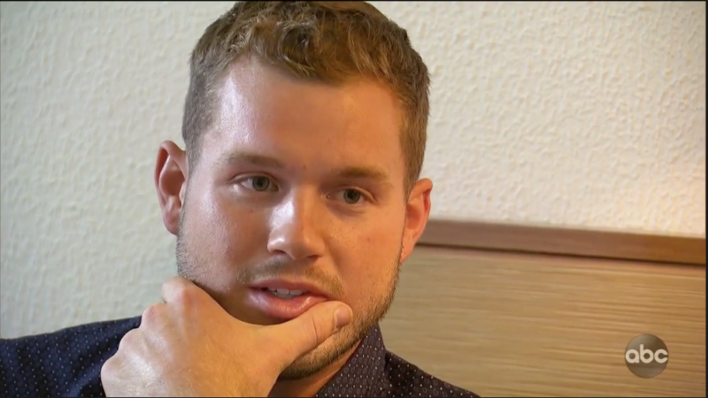 Colton Underwood the bachelor finale night 1