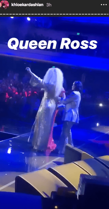 Khloe Kardashian Kourtney Kardashian dancing with diana ross at her birthday party