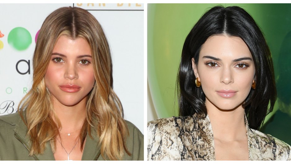 A split image of Sofia Richie and Kendall Jenner