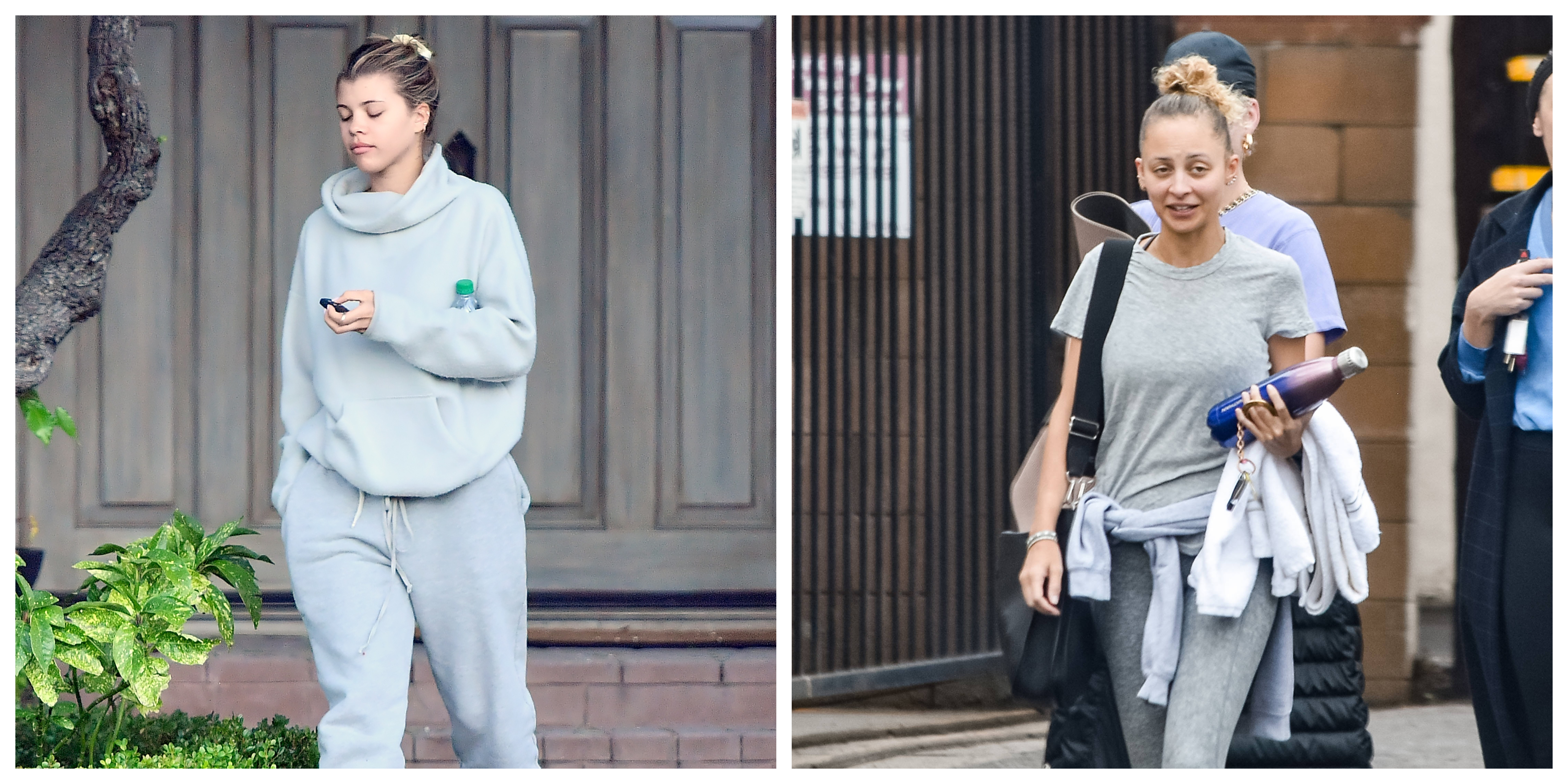 A split image of Sofia Richie and Nicole Richie.