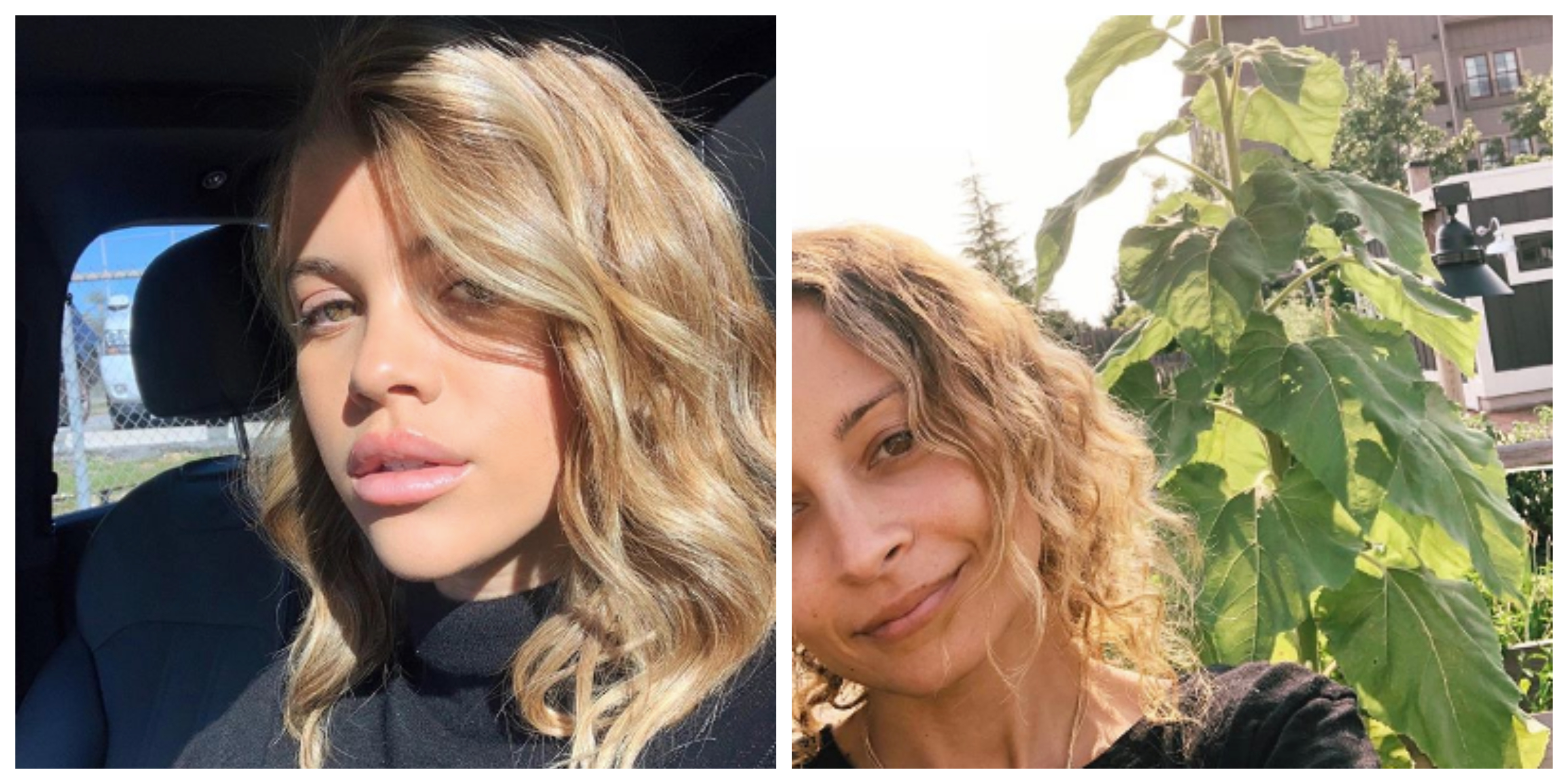 A split image of Sofia Richie and Nicole Richie.