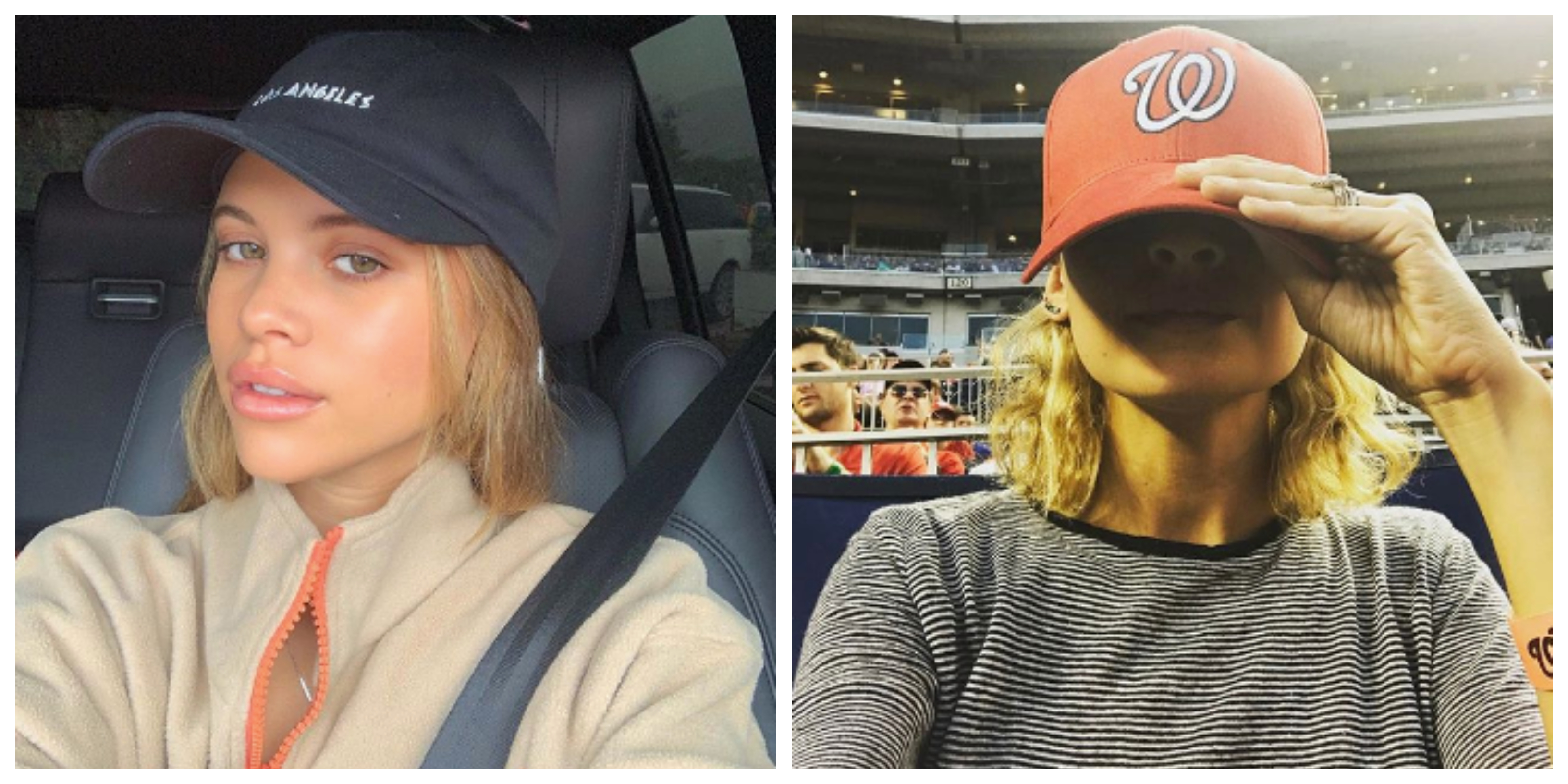 A split image of Sofia Richie and Nicole Richie.