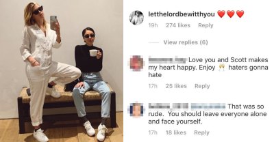 Scott Disick Shows Sofia Richie Some Rare PDA on Instagram