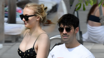 Sophie Turner and Joe Jonas in Miami.