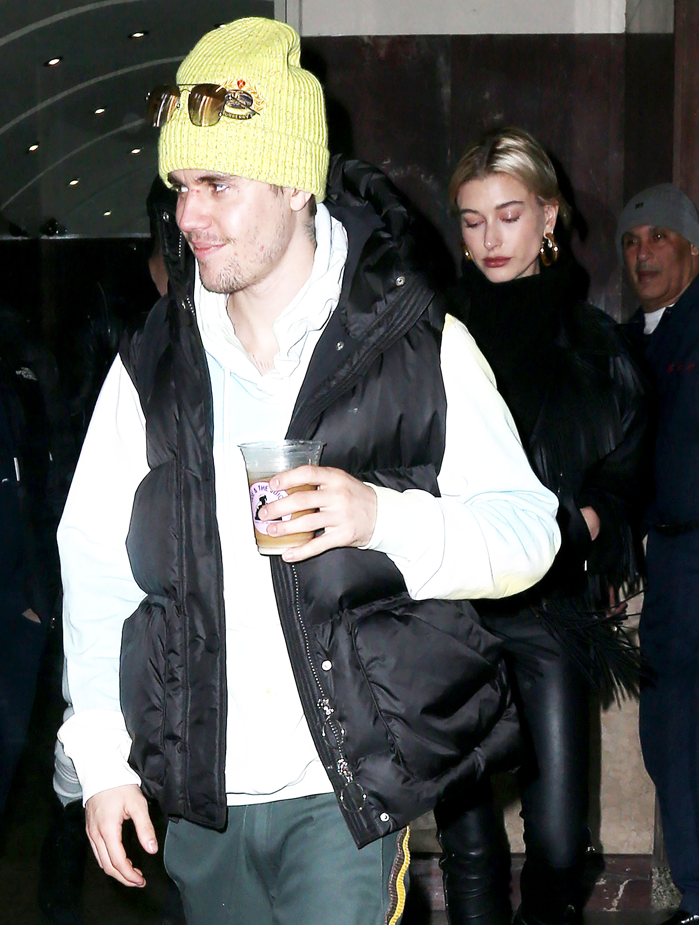 justin and hailey step out in brooklyn together for his bday