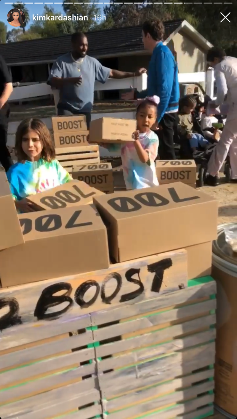 kim-kardashian-kanye-west-yeezy-stand-charity-north-west-saint-west-penelope-disick