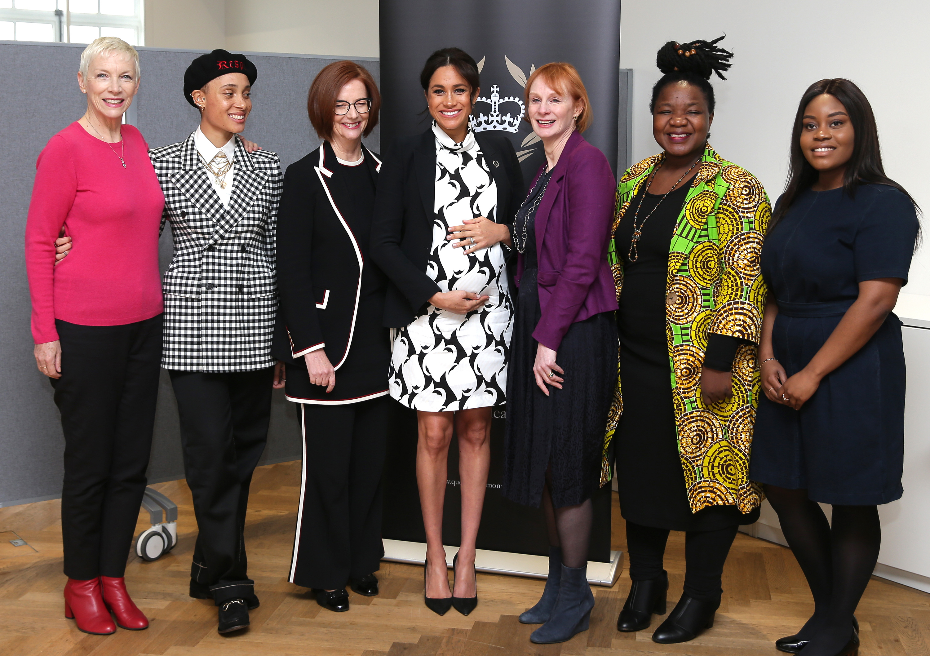 meghan markle iwd international women's day panel