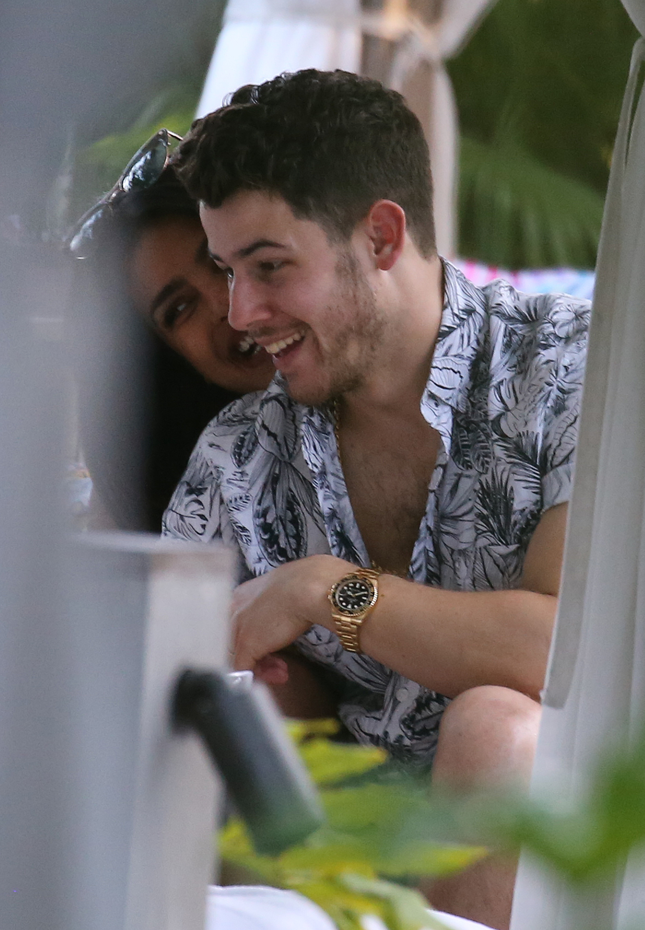 nick-jonas-priyanka-chopra-pool-snuggle-miami