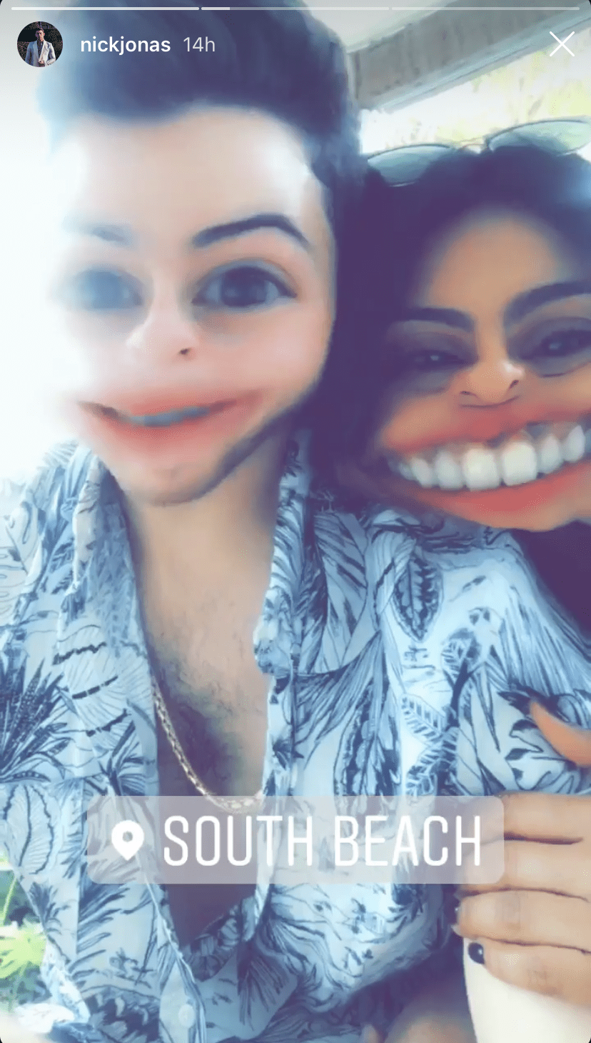 nick-jonas-priyanka-chopra-pool-snuggle-miami