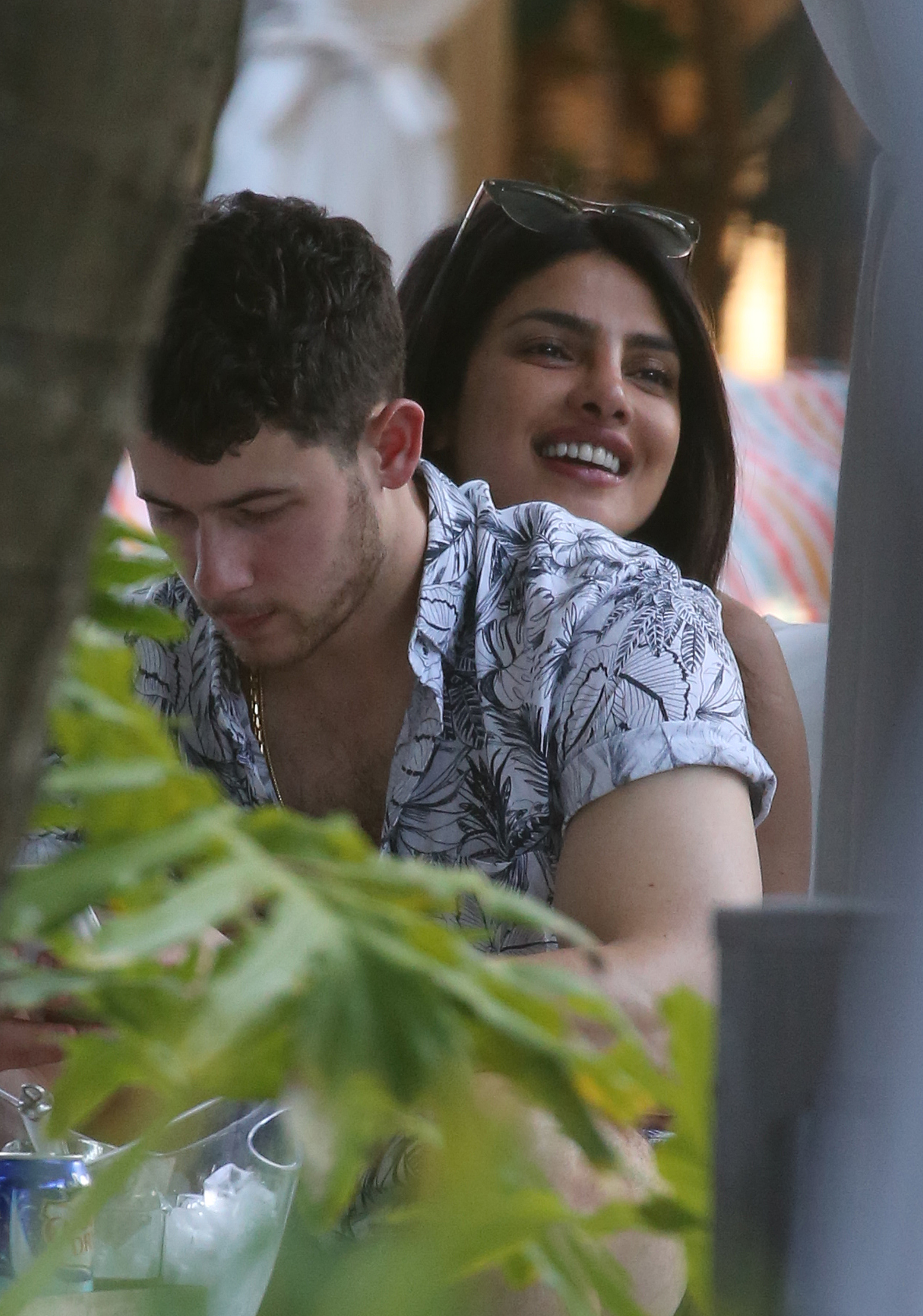 nick-jonas-priyanka-chopra-pool-snuggle-miami