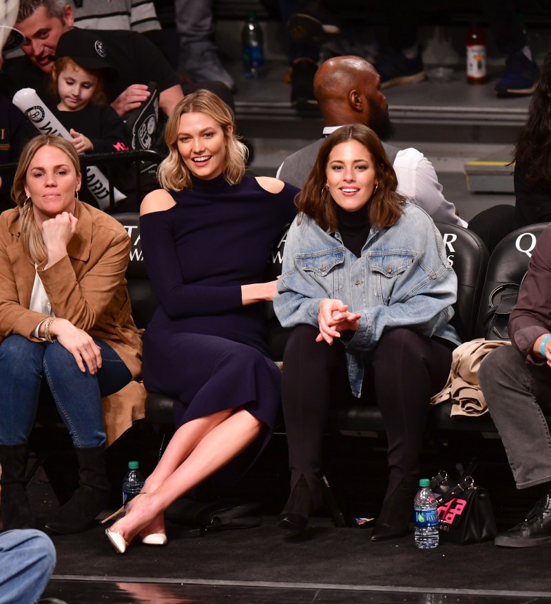 Ashley Graham attends Milwaukee Bucks v Brooklyn Nets game at Barclays Center on April 1, 2019 in New York City.