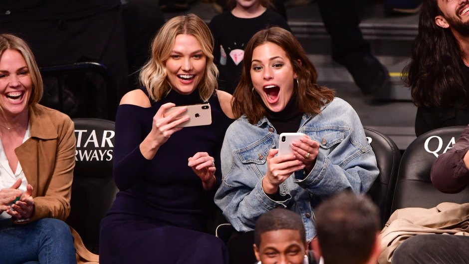 Ashley Graham attends Milwaukee Bucks v Brooklyn Nets game at Barclays Center on April 1, 2019 in New York City.