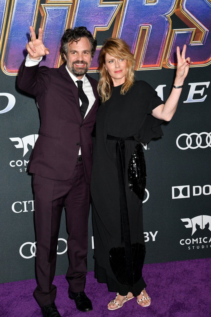 Mark Ruffalo and Sunrise Coigney attends the World Premiere of Walt Disney Studios Motion Pictures "Avengers: Endgame" at Los Angeles Convention Center on April 22, 2019 in Los Angeles, California.