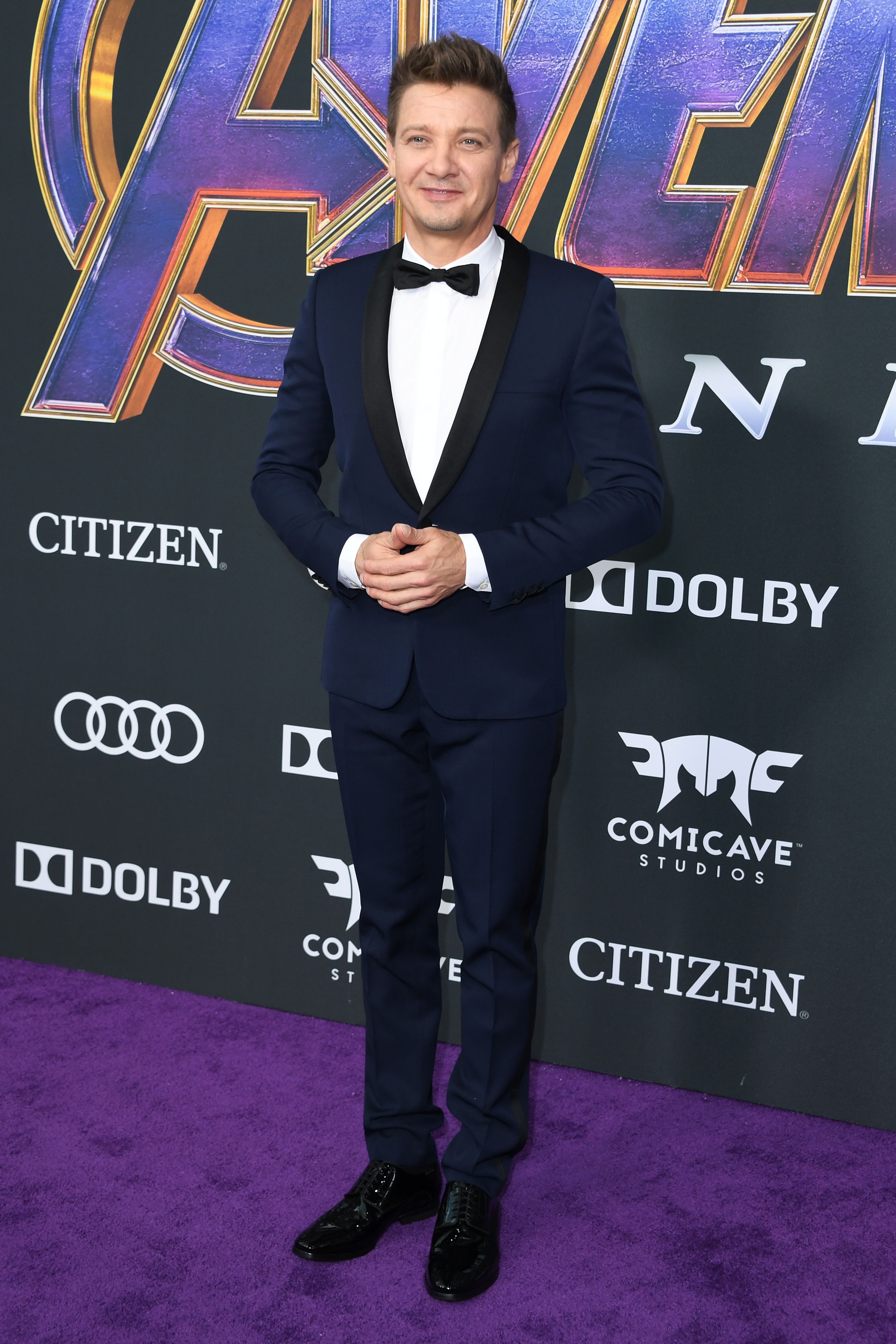US actor Jeremy Renner arrives for the World premiere of Marvel Studios' "Avengers: Endgame" at the Los Angeles Convention Center on April 22, 2019 in Los Angeles.