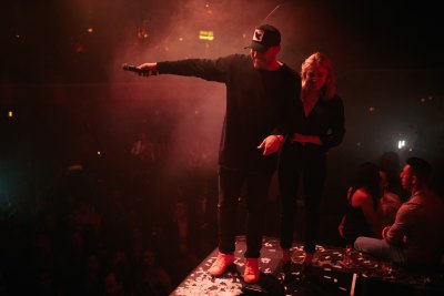 Colton Underwood and Cassie party in vegas after acm awards