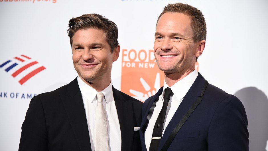 David Burtka and Neil Patrick Harris dressed up for an event