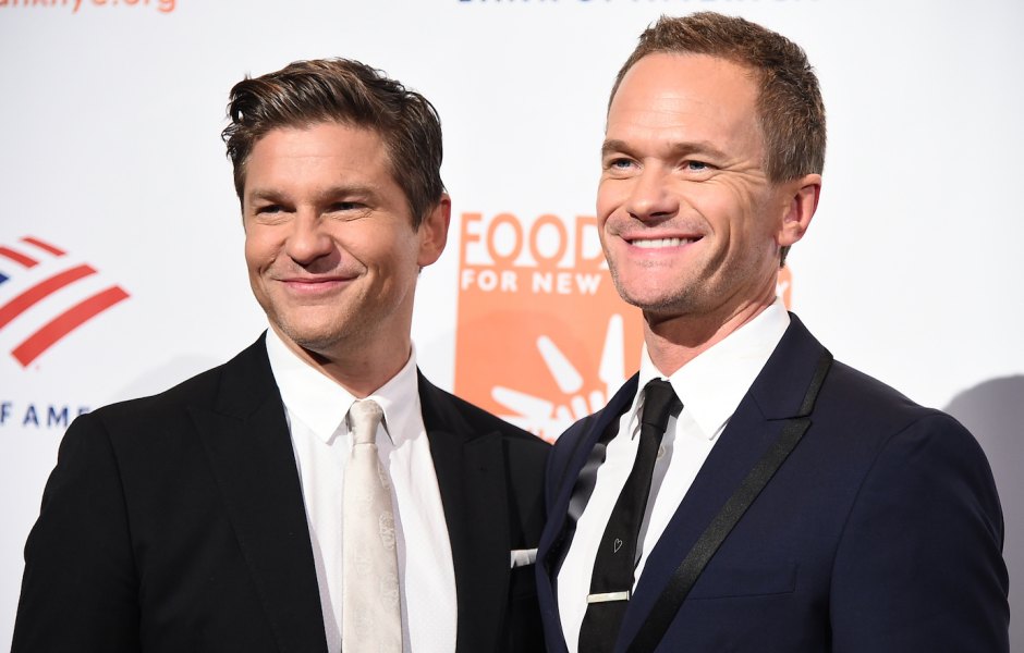 David Burtka and Neil Patrick Harris dressed up for an event
