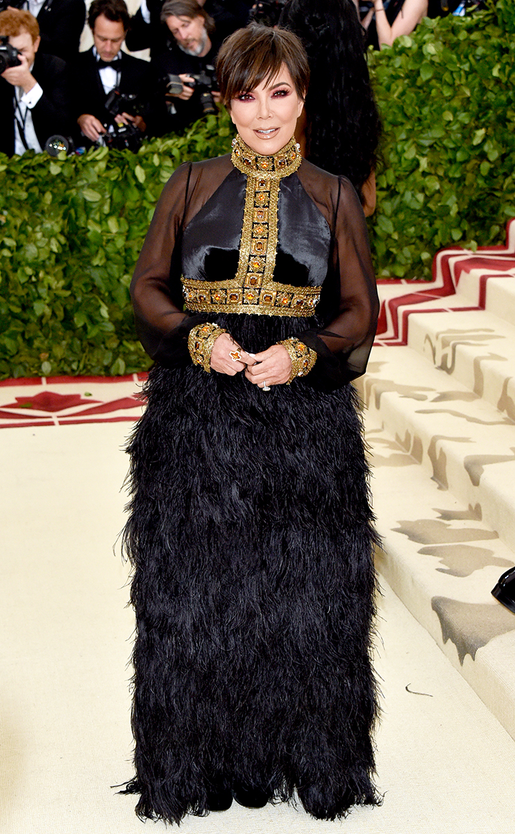 Kris Jenner Fashion Met Gala 2018