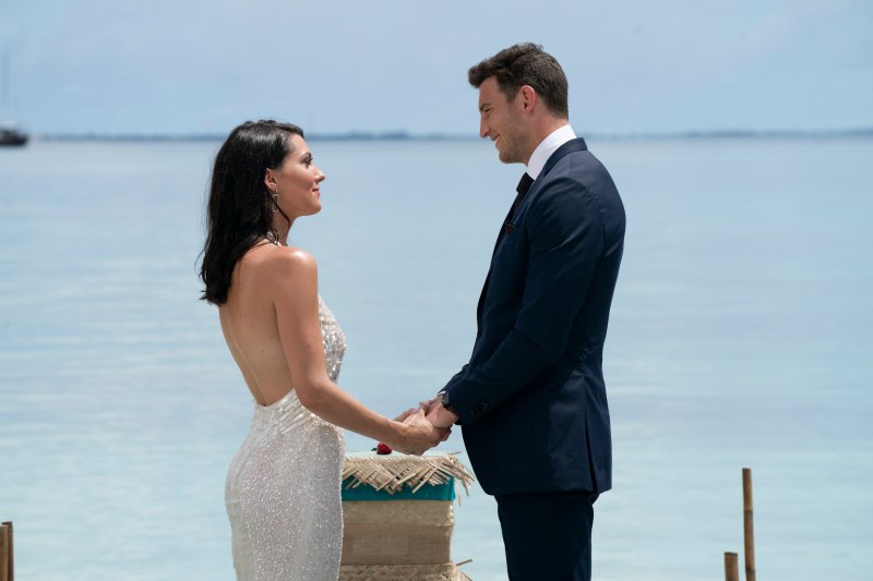 Blake and Becca Kufrin breaking up on the bachelorette