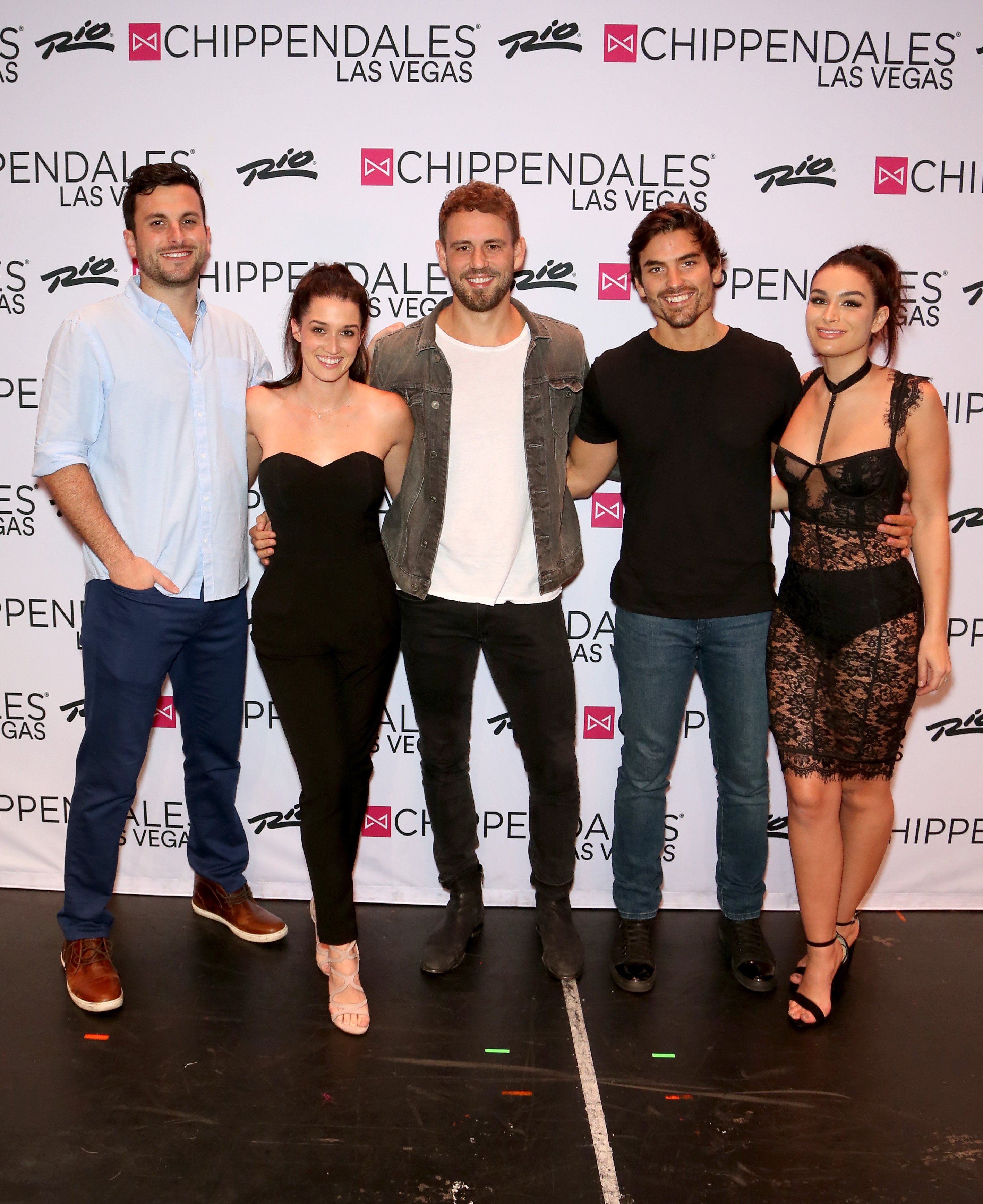 Bachelor Tanner Tolbert, Jade Roper, Nick Viall, Jared Haibon and Ashley Iaconetti
