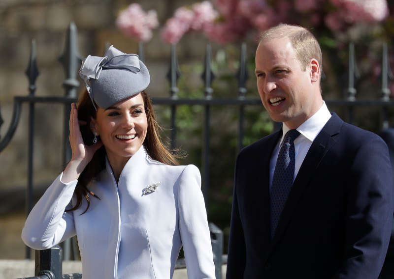 Kate Middleton With Prince William at Church