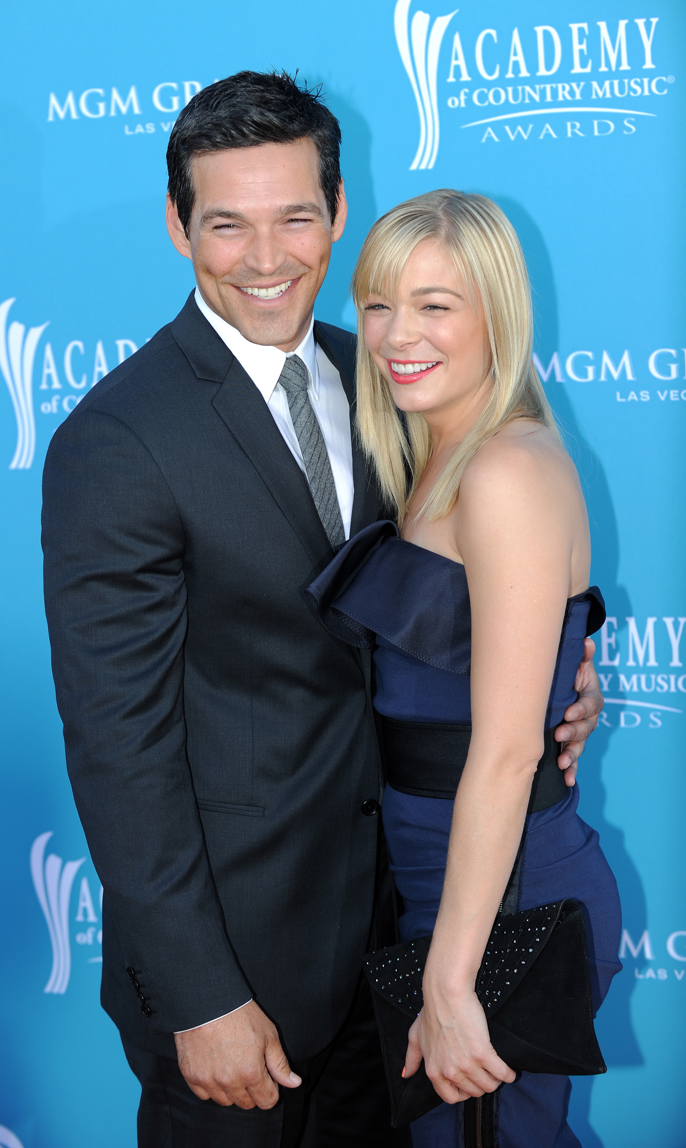 Actor Eddie Cibrian and singer LeAnn Rimes 2009 ACM Awards