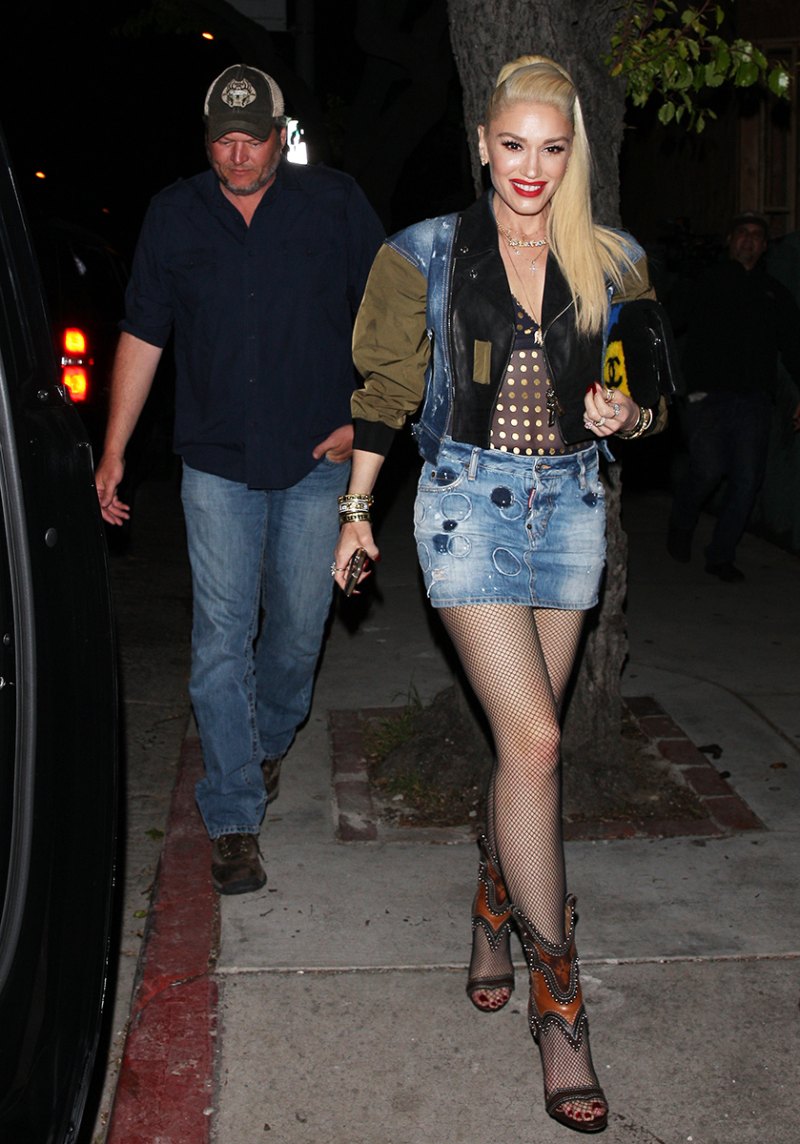 Gwen Stefani Blake Shelton 5 hour dinner date LA
