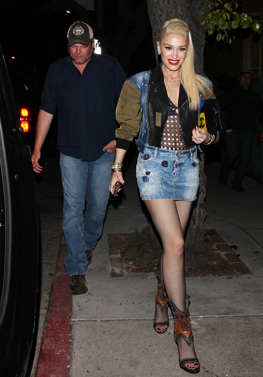 Gwen Stefani Blake Shelton 5 hour dinner date LA