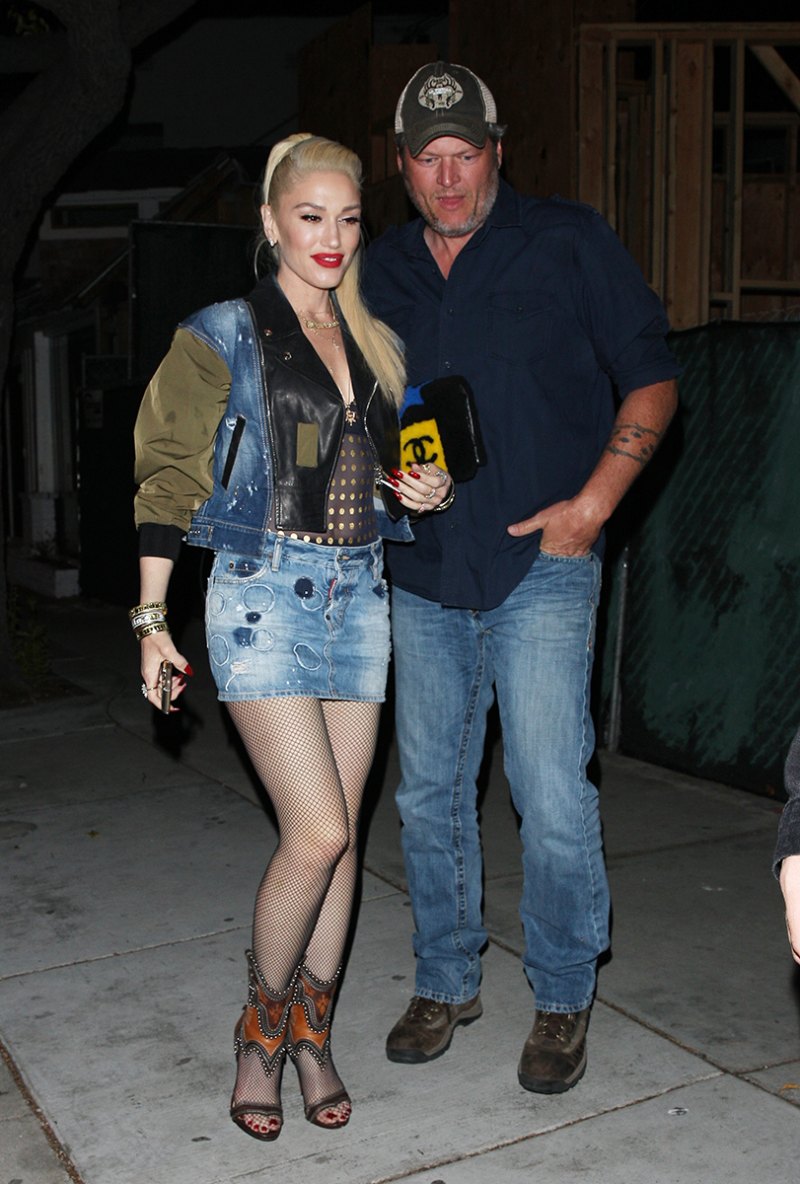 Gwen Stefani Blake Shelton 5 hour dinner date LA
