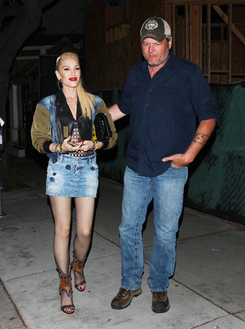 Gwen Stefani Blake Shelton 5 hour dinner date LA