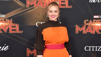 Iskra Lawrence Wearing an Orange Outfit