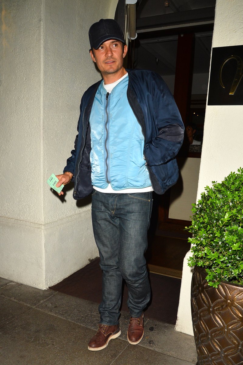 Orlando Bloom baseball hat date with katy perry