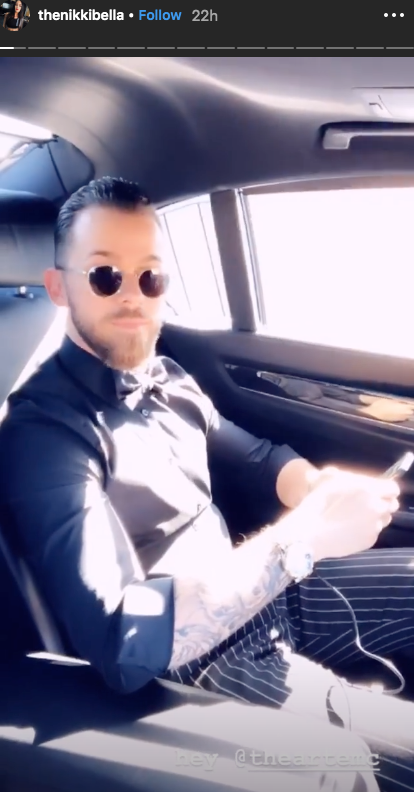 DWTS Artem Chigvintsev sunglasses suit