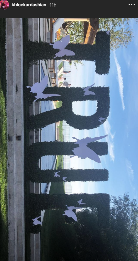 True Thompson birthday party