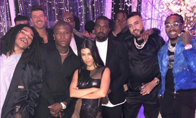 Kourtney Kardashian with a Lot of Men at Her Birthday Party