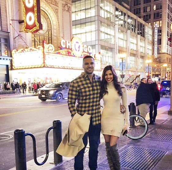 Bachelor Clay Harbor and Angela Amezcua chicago