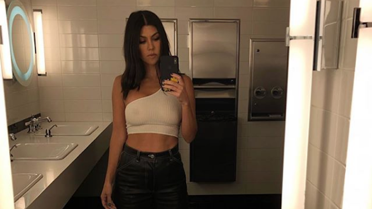 Kourtney Kardashian abs toned stomach weight loss exercise
