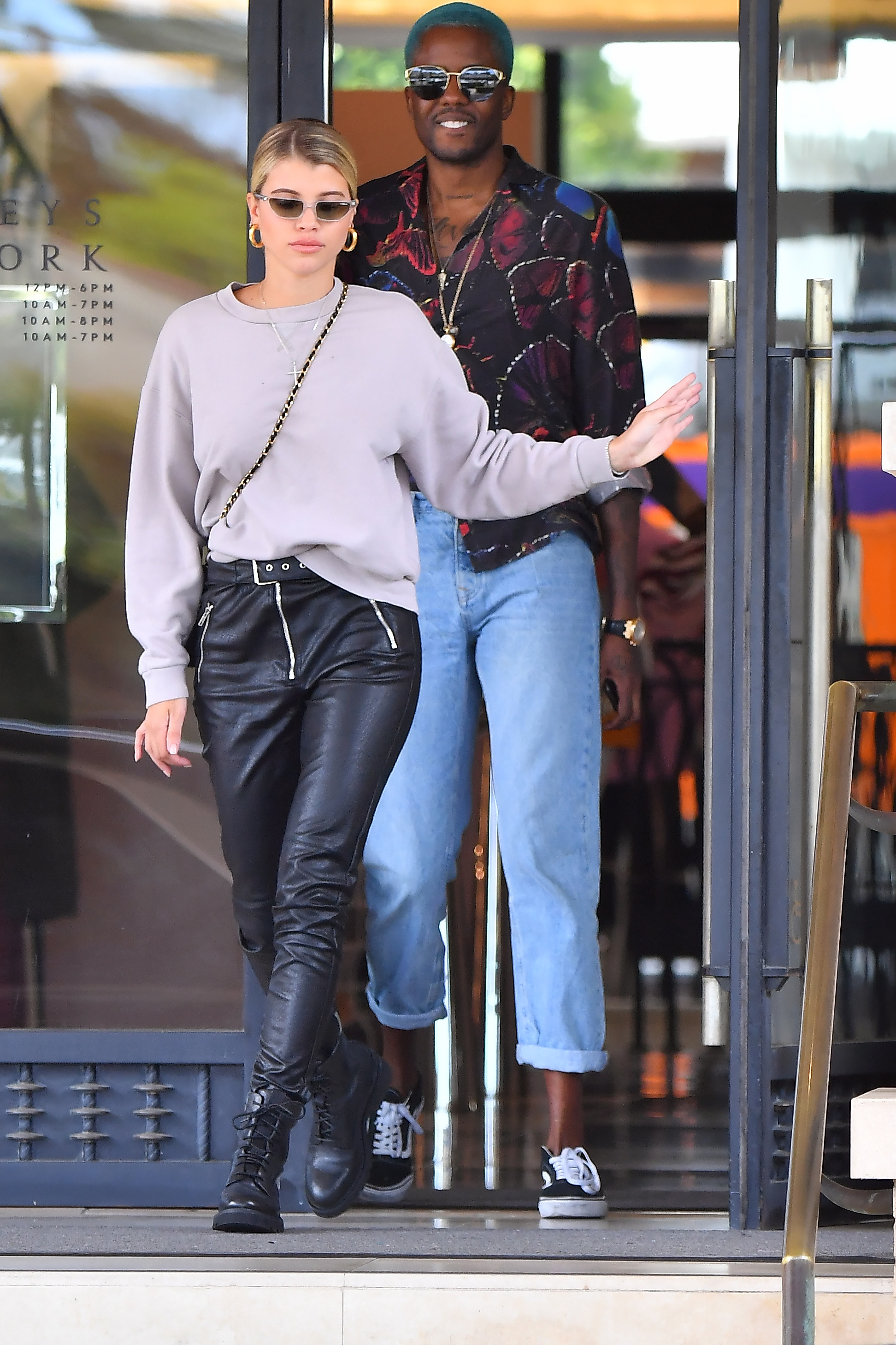 Sofia Richie walking with a friend in L.A.