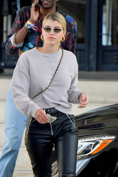 Sofia Richie walking with a friend in L.A.