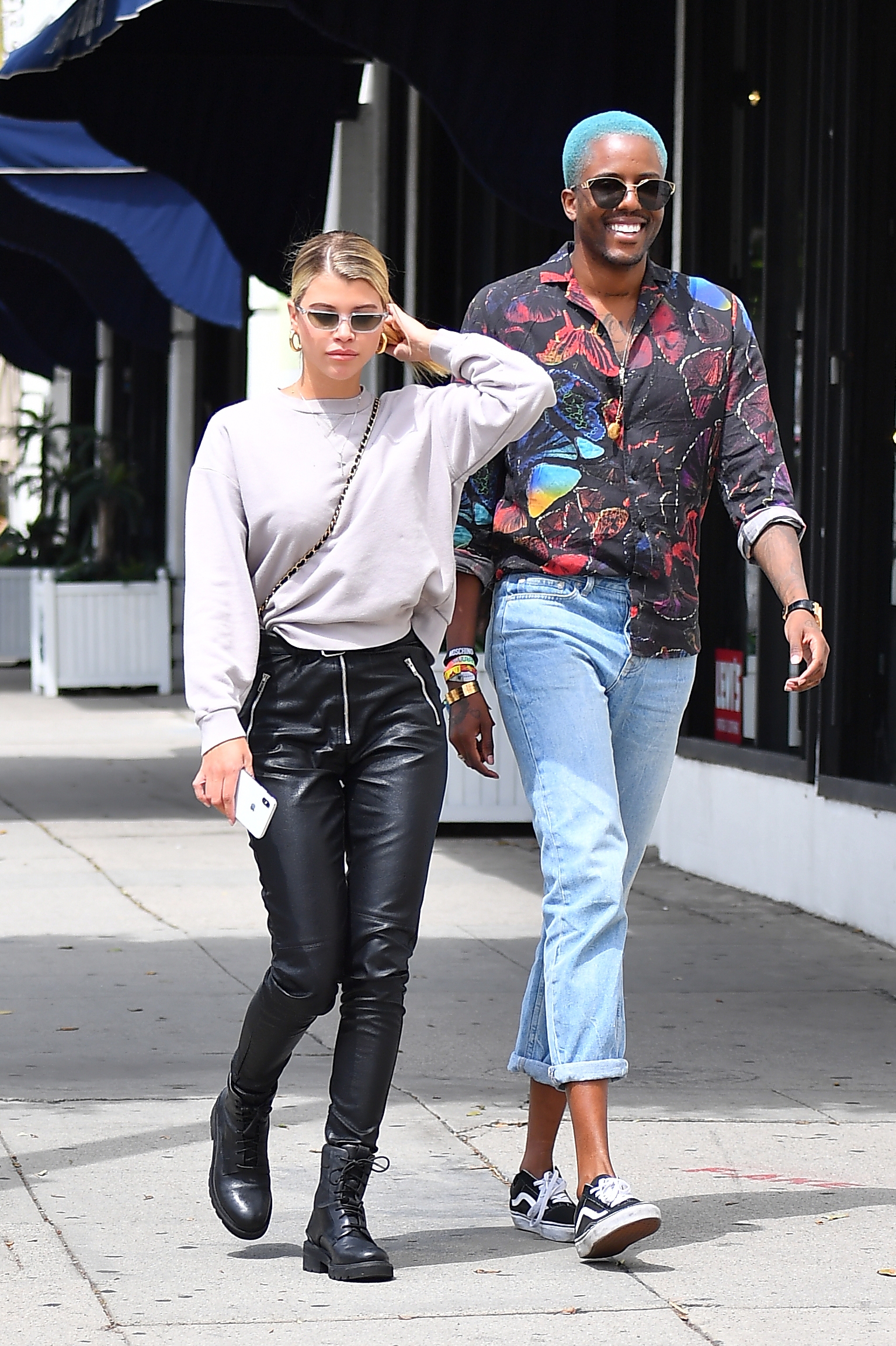 Sofia Richie walking with a friend in L.A.