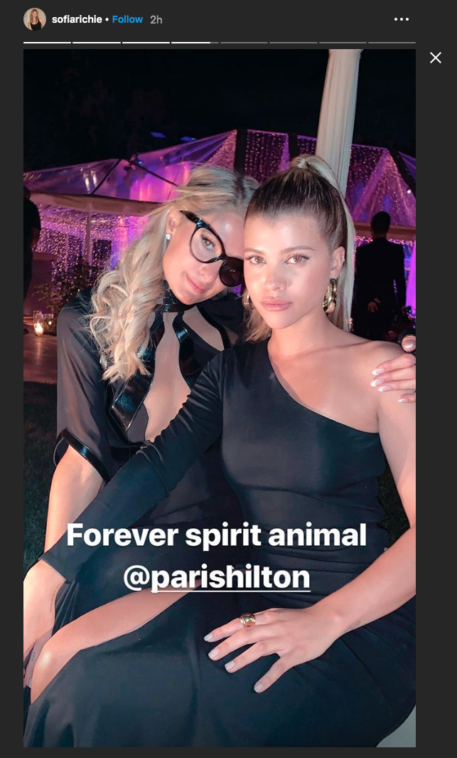 Sofia Richie and Paris Hilton Bond at Kourtney Kardashian's Birthday