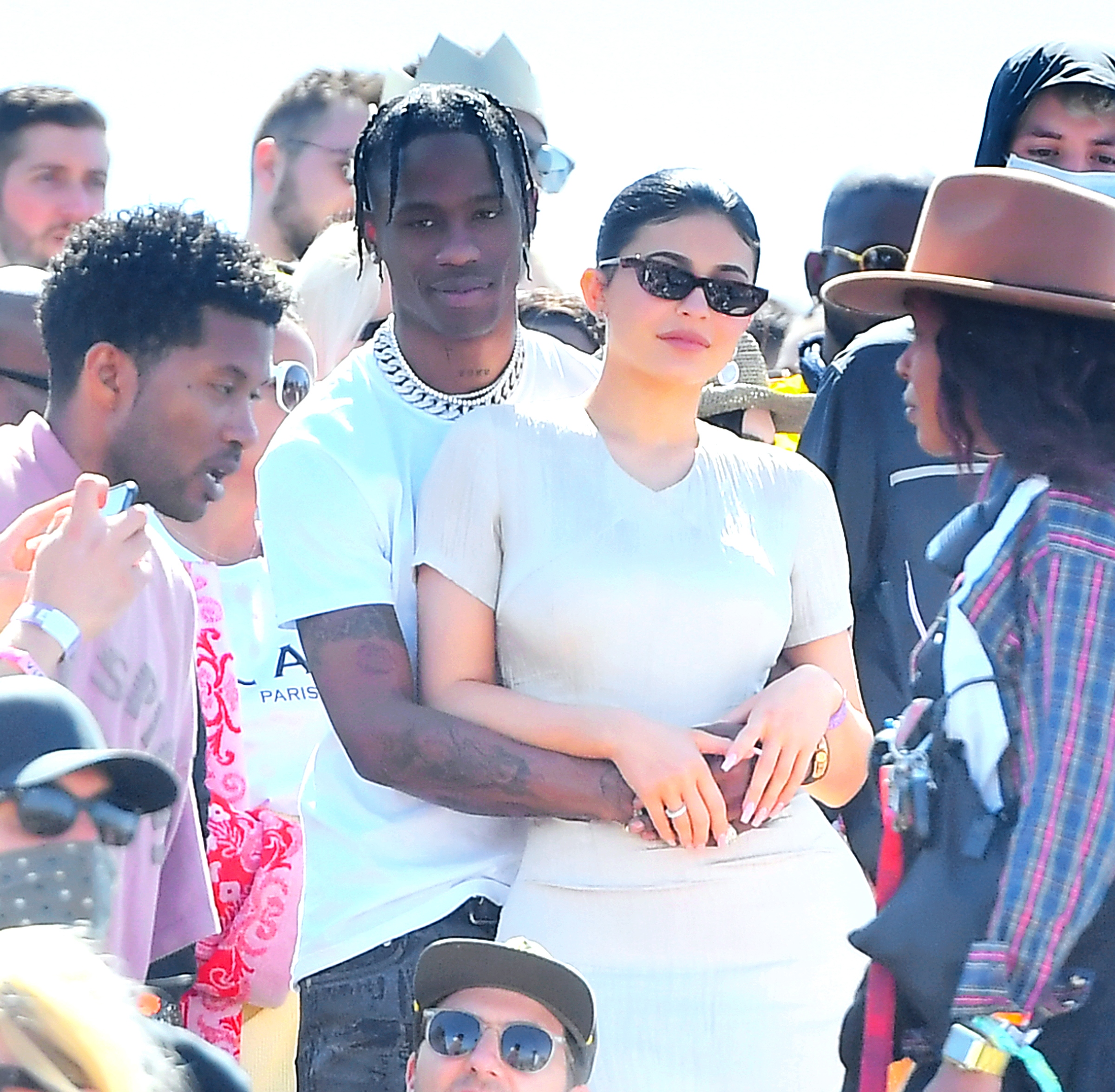 Travis Scott and Kylie Jenner at Coachella