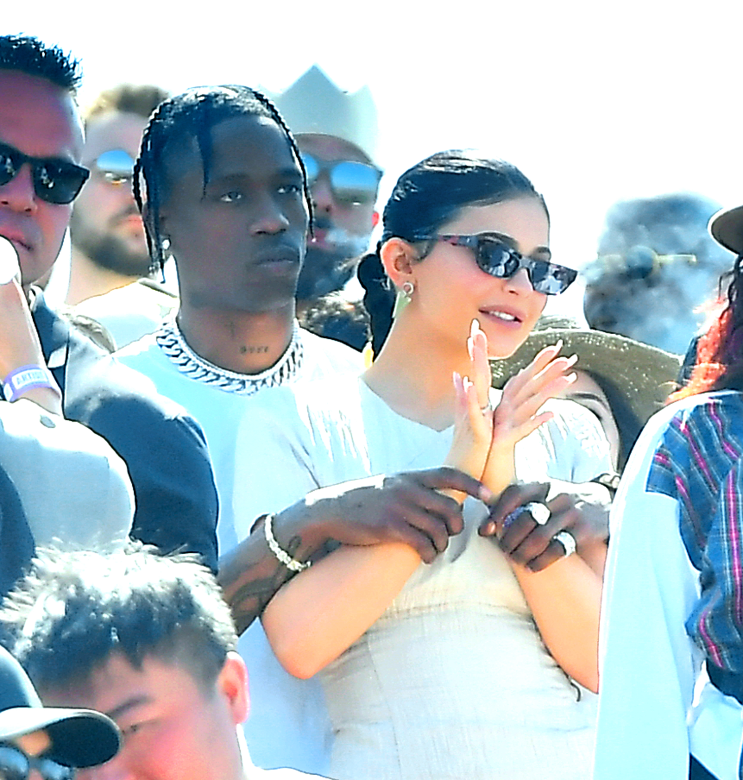 Travis Scott and Kylie Jenner at Coachella