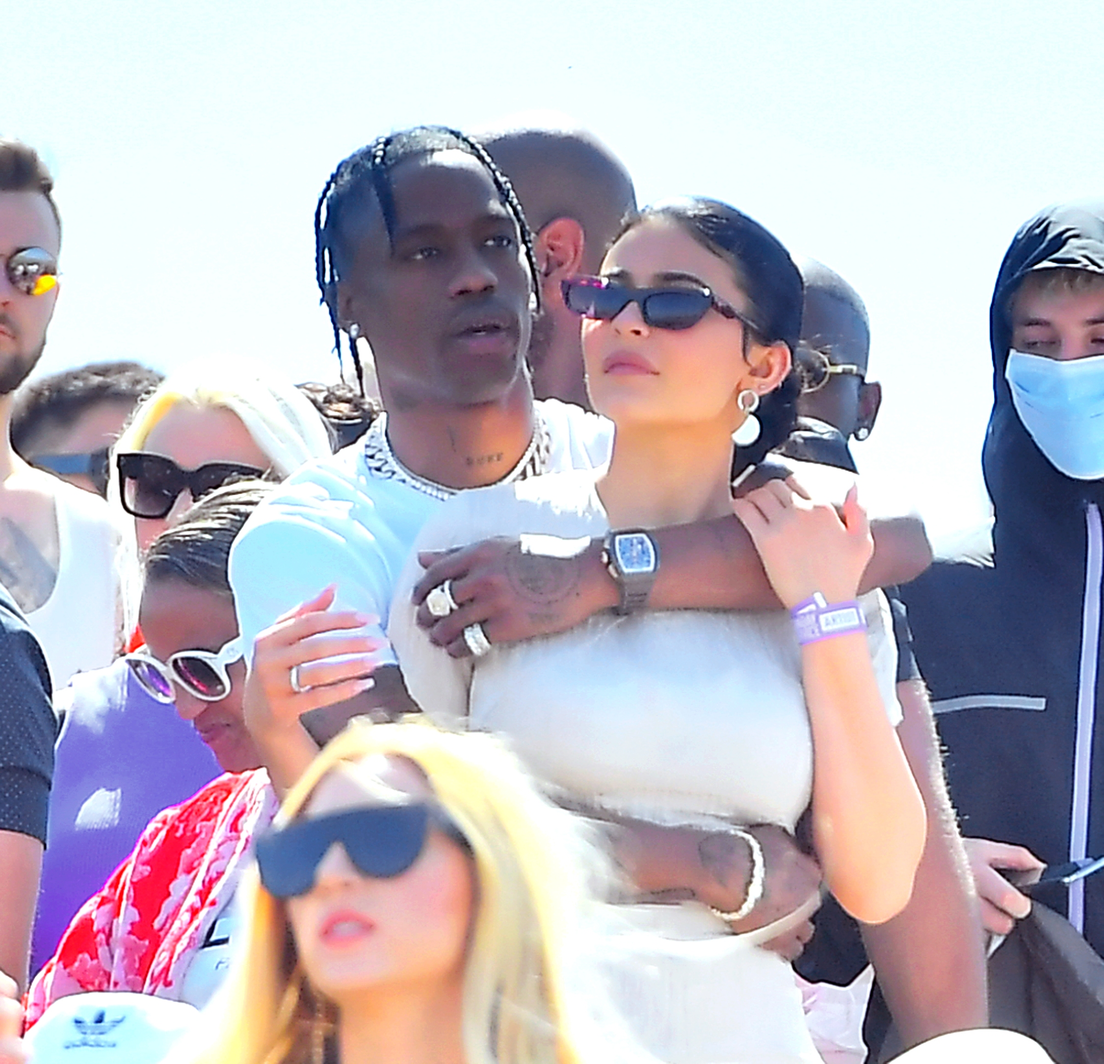 Travis Scott and Kylie Jenner at Coachella