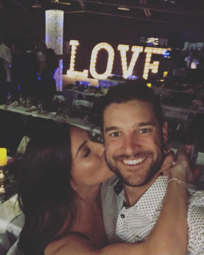 Becca Kufrin and Garrett Yrigoyen Cutest Moments Kissing With Love Sign