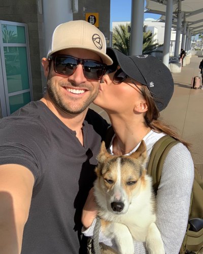 Becca Kufrin and Garrett Yrigoyen Cutest Moments With Corgi